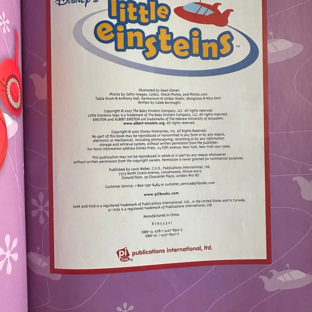 Disney Little Einsteins Look and Find Book - Picture 3 of 6